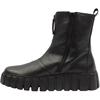 GABOR 801604 LACED BOOT - BLACK LEATHER