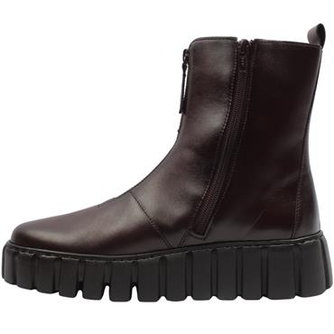 GABOR 801604 LACED BOOT - BURGUNDY