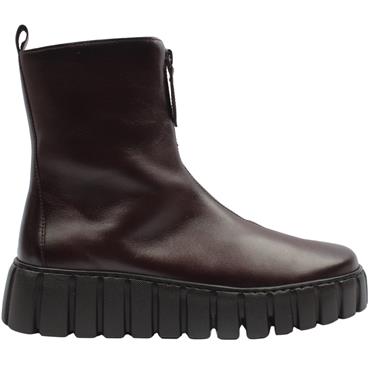 GABOR 801604 LACED BOOT - BURGUNDY