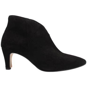 GABOR 801701 ANKLE BOOT - BLACK SUEDE