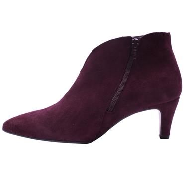 GABOR 801701 ANKLE BOOT - BURGUNDY SUEDE