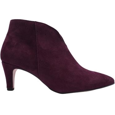 GABOR 801701 ANKLE BOOT - BURGUNDY SUEDE