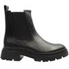 GABOR 802101 GUSSET BOOT - BLACK LEATHER