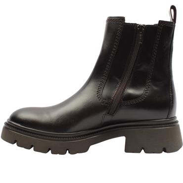 GABOR 802101 GUSSET BOOT - DARK BROWN