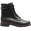 GABOR 802302 LACED BOOT - BLACK LEATHER