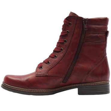 GABOR 802302 LACED BOOT - RED