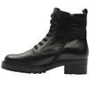 GABOR 802702 LACED BOOT - BLACK LEATHER