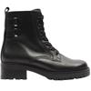 GABOR 802702 LACED BOOT - BLACK LEATHER