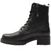 GABOR 802703 LACED BOOT - BLACK SILVER