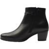 GABOR 802901 ANKLE BOOT - BLACK LEATHER