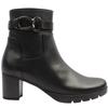 GABOR 803002 ANKLE BOOT - BLACK LEATHER