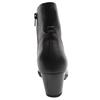 GABOR 803302 LACED BOOT - BLACK LEATHER