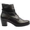 GABOR 803302 LACED BOOT - BLACK LEATHER