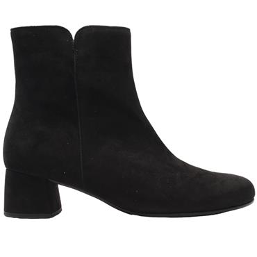 GABOR 803601 ANKLE BOOT - BLACK SUEDE