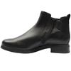 GABOR 804003 ANKLE BOOT - BLACK LEATHER