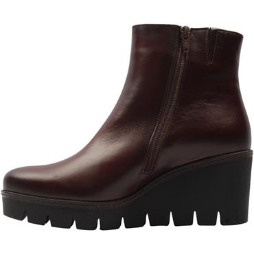 GABOR 804501 WEDGE ANKLE BOOT - TAN