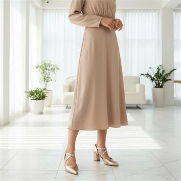 GABOR 81343 DRESS STRAP SHOE - METALLIC