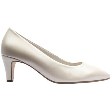 GABOR 81390 COURT SHOE - ICE WHITE