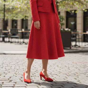 GABOR 81390 COURT SHOE - RED SUEDE