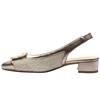 GABOR 81526 SLING BACK LOW HEEL - GOLD MULTI