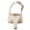 GABOR 81590 SLING BACK SHOE - GOLD