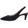 GABOR 81590 SLING BACK SHOE - NAVY SUEDE NUBUCK