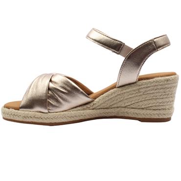 GABOR 82712 WEDGE SANDAL - LTGOLD
