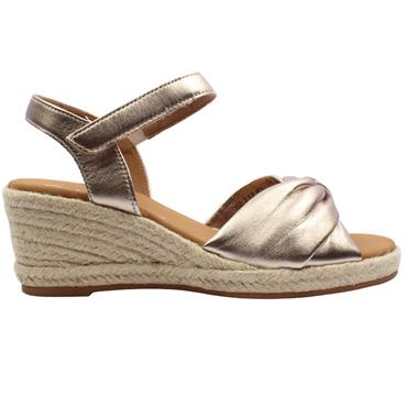 GABOR 82712 WEDGE SANDAL - LTGOLD