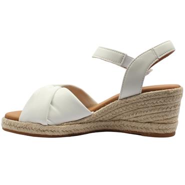 GABOR 82712 WEDGE SANDAL - WHITE