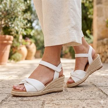 GABOR 82712 WEDGE SANDAL - WHITE