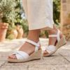 GABOR 82712 WEDGE SANDAL - WHITE