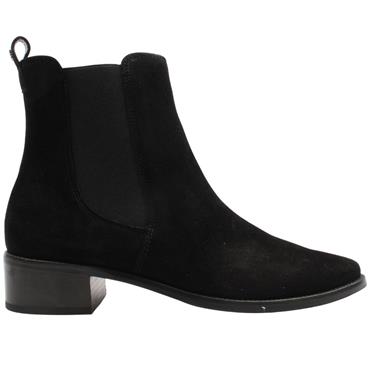 PAUL GREEN 8271 ANKLE BOOT - BLACK SUEDE