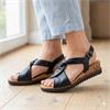 GABOR 82751 FLAT SANDAL - Black