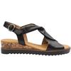 GABOR 82751 FLAT SANDAL - Black