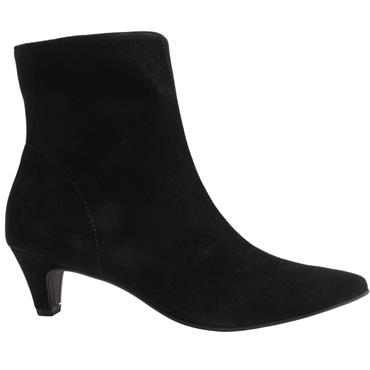 PAUL GREEN 8288 ANKLE BOOT - BLACK SUEDE