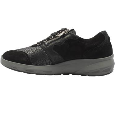 WALDLAUFER 831M01 LACED SHOE - Black