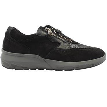 WALDLAUFER 831M01 LACED SHOE - Black