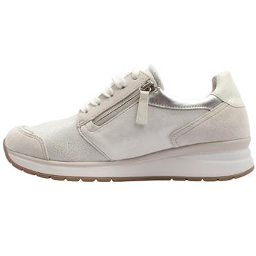 GABOR 86307 SHOE - WHITE SILVER