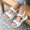 GABOR 86889 SANDAL - WHITE BEIGE