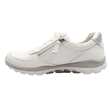 GABOR 86968 SHOE - WHITE SILVER