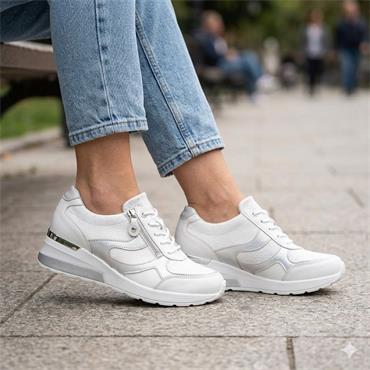 WALDLAUFER 939018 SHOE - WHITE SILVER