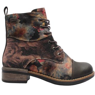 RIEKER 94611 BOOT - BLACK MULTI