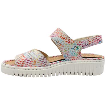 WALDLAUFER 955001 SANDAL - WHITE MULTI