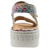 WALDLAUFER 955001 SANDAL - WHITE MULTI