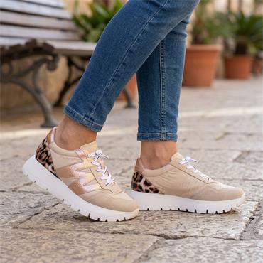 WONDERS A24100 SHOE - BEIGE MULTI