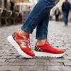 WONDERS A24100 SHOE - RED MULTI