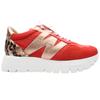 WONDERS A24100 SHOE - RED MULTI