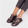 WONDERS A2491 SHOE - BLACK BRONZE