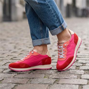 WONDERS A4802 SHOE - PINK MULTI