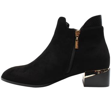 KATE APPLEBY ACLE BOOT - BLACK SUEDE